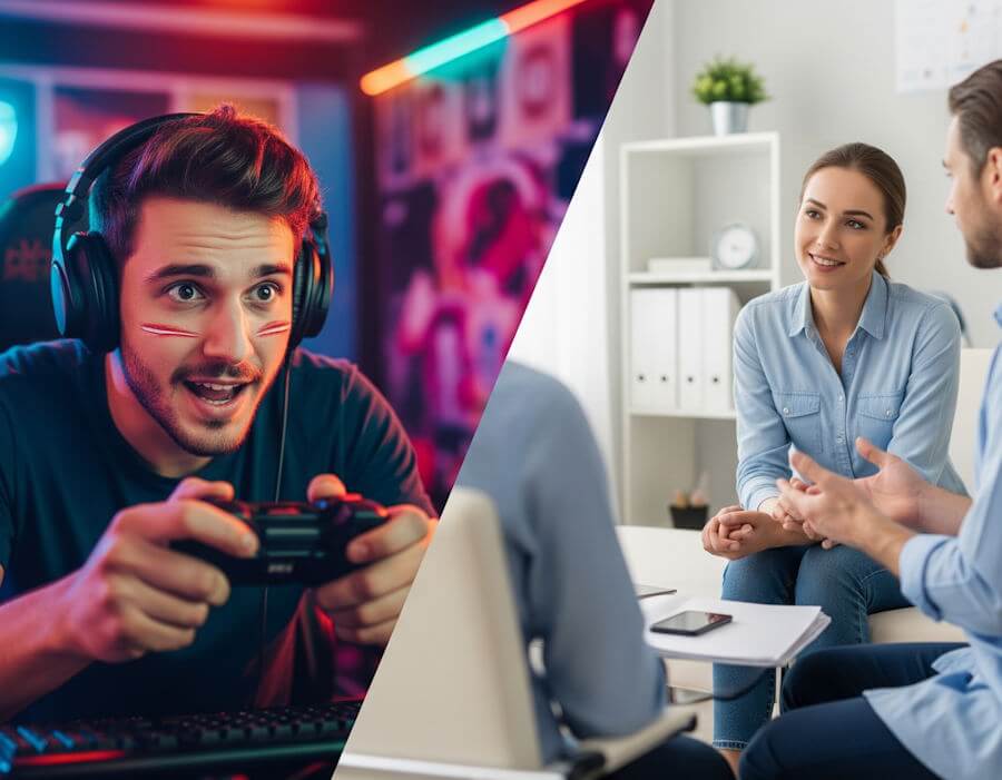 Gaming vs. Traditional Therapy: Pros and Cons for Stress